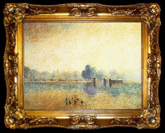 framed  Camille Pissarro Hyde Park, ta009-2